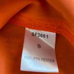 THML  Small Dress Blue coral Paisley sleeveless Pullover Orange Photo 3