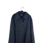 New York And Company VTG NY & Co Wool Blend Coat Women’s 16 Black Button Front USA Made Photo 2