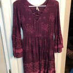 Mudd purple bell sleeve mini dress, Size XS Photo 1