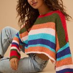 Altar'd State Cropped Sweater Photo 0