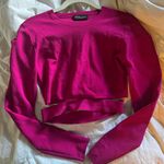 Aritzia Pink Cropped Sweater Photo 1