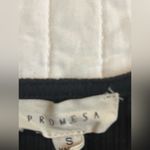 Prómesa Promesa rib knit bodysuit with floral balloon sleeves NWOT Photo 4