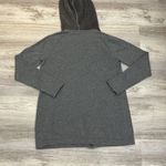 Chico's Chico’s Zenergy Two Tone Gray Full Zip Front Knit Cardigan Sweater Hoodie Size S Photo 6