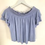 Free People Lavender Loose Fit Crop Top XS Photo 2