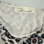 Vintage Havana One Shoulder Cropped Top Ivory Kaleidosccope Print Size Medium Photo 5