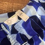 Aerie OFFLINE By  Blue Real Me Smocked High Waisted 7/8 Legging in Blue Breeze Photo 6