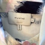 Munthe Tresco Tie Dye Button Down Shirt Sand Navy Pink Women’s Size 2 Blue Photo 7