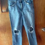 Levi’s 724 High Rise Straight Crop Unfinished Hem Size 31 Photo 0