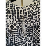 Garnet Hill Linen Shift Dress Cruise Resort Artisan Coastal Natural Fiber Tribal Photo 5