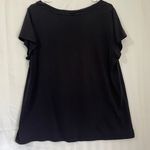 Daisy Fuentes Black Short Sleeve Blouse Women’s Plus Size 1X Photo 1