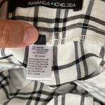 Amanda & Chelsea Amanda Windowpane Slim Ankle Pants IVORY/BLACK, Size 12 Photo 8