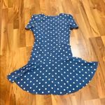Pigeon Blue Polka Dot Dress with Flare nwt Photo 7