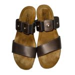 Naot Ashley Bronze Leather Slide Sandal Rhinestone Studded US Size 9/Euro 40 Brown Photo 1