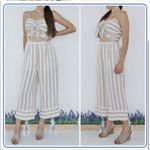 L'ATISTE L’Atiste By Amy Wide Leg Crop Striped Jumpsuit Photo 1