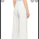 Rebecca Taylor Stripe Crop Pant 8 Wide Leg Linen NWOT Photo 4