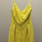 Gianni Bini GB Yellow Lace Romper Photo 0