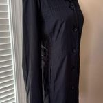 Old Navy Woman’s Fitted Lightweight Black Rain Coat Size Medium Photo 3