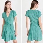 ROLLA'S Teal Cleo Emmylou Floral Wrap Mini Dress Size M Green Size M Photo 1