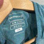 Merrell Opti-Wick UPF 50 Turquoise Ruched Side Active Tank Top Medium Outdoors Photo 5