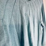 Croft & Barrow Women’s Turquoise Long Sleeve Cardigan Lightweight Size PXL NWT Photo 7