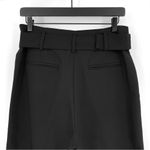 Cynthia Rowley High Waisted Wide Leg Cropped Trouser Black 8 Photo 9