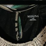 Merona stretch tank with crochet detail size large Photo 1