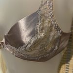 Victoria's Secret Victoria’s Secret Gold Label 1980s/1990s Gold Satin Lace Underwire Brand 34B Photo 4