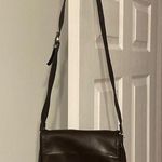 Perlina  Brown Crossbody size long 9”  wide 7” excellent condition Photo 0
