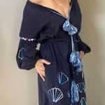 NWOT Les Filles du Nord “Danielle” hand embroidered balloon sleeve tassle lin… Blue Size M Photo 10