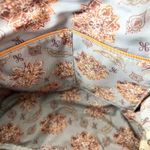 Hobo Flourish Leather Shoulder Bag in Cream Top Zip Tan Photo 7