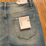 Vervet medium Valerie Bermuda length distressed denim shorts. Blue Photo 3