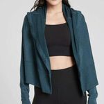Athleta  Nirvana Wear Two Ways Wrap, Dark Vista Teal SIZE Small #416969 T0727 Photo 2