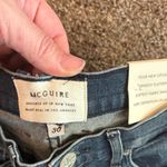 McGuire Denim  Dark Blue Ruffle Hem Flare Jeans Photo 1