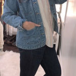 None Vintage 70’s blue denim jean jacket size medium Photo 0