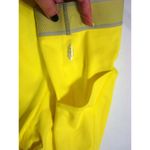 Free People New Womens Movement L Yellow Neon Endurance Leggings Pockets Yoga Ru Photo 4