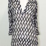 Justify  Nude & Black Print Blouse! Photo 0