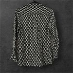 Old Navy  sz XS Womens Black Printed Relaxed Collared Button Top Casual Career Photo 2