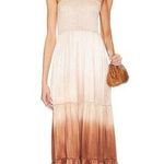 Rays for Days x REVOLVE Eleanor Maxi Dress in Carmel Ombre Small New Womens Brown Photo 0