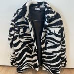 Beginning Boutique Zebra Coat Photo 3