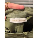 Pookie & Sebastian 1997 Low Rise Camo Cargo Pants Women's Small Cropped Green Photo 5
