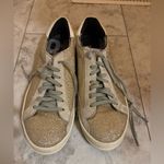 P448  John Gold Glitter Low Top Sneakers Photo 2