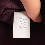 Madewell Plum Purple Crewneck Ribbed Textured 3/4 Sleeve Shirt Size XS New Photo 6
