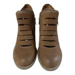 Gentle Souls  Kenneth Cole Bootie Womens 8.5M Bailey Ankle Brown Leather Side Zip Photo 1
