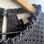 J.Crew Point Sur Black Eyelet Lace Top Long Sleeve Cinch Tie Waist 2 Photo 10