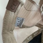 CC Canvas‎ Cotton Distressed Brim Strap Hat Mesh Ponytail Holder Baseball Cap OS Gray Photo 10