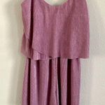 No Comment Nwot   mauve pleated romper small Photo 0