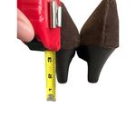 Lilly Pulitzer Brown Suede Resort Chic Peep Toe Wedge Heels Size 7 Photo 5