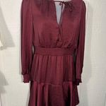 Sam Edelman  Women's A-Line Tie-Neck Smocked Mini Dress Size 4 NWT Photo 1