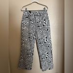 The Ragged Priest  Mono Marble Dad Jean Size 30 Black White‎ Denim Messenger Photo 3