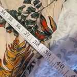 Milk & Honey tropical palm print pull on palazzo pants women’s size medium Green Photo 10